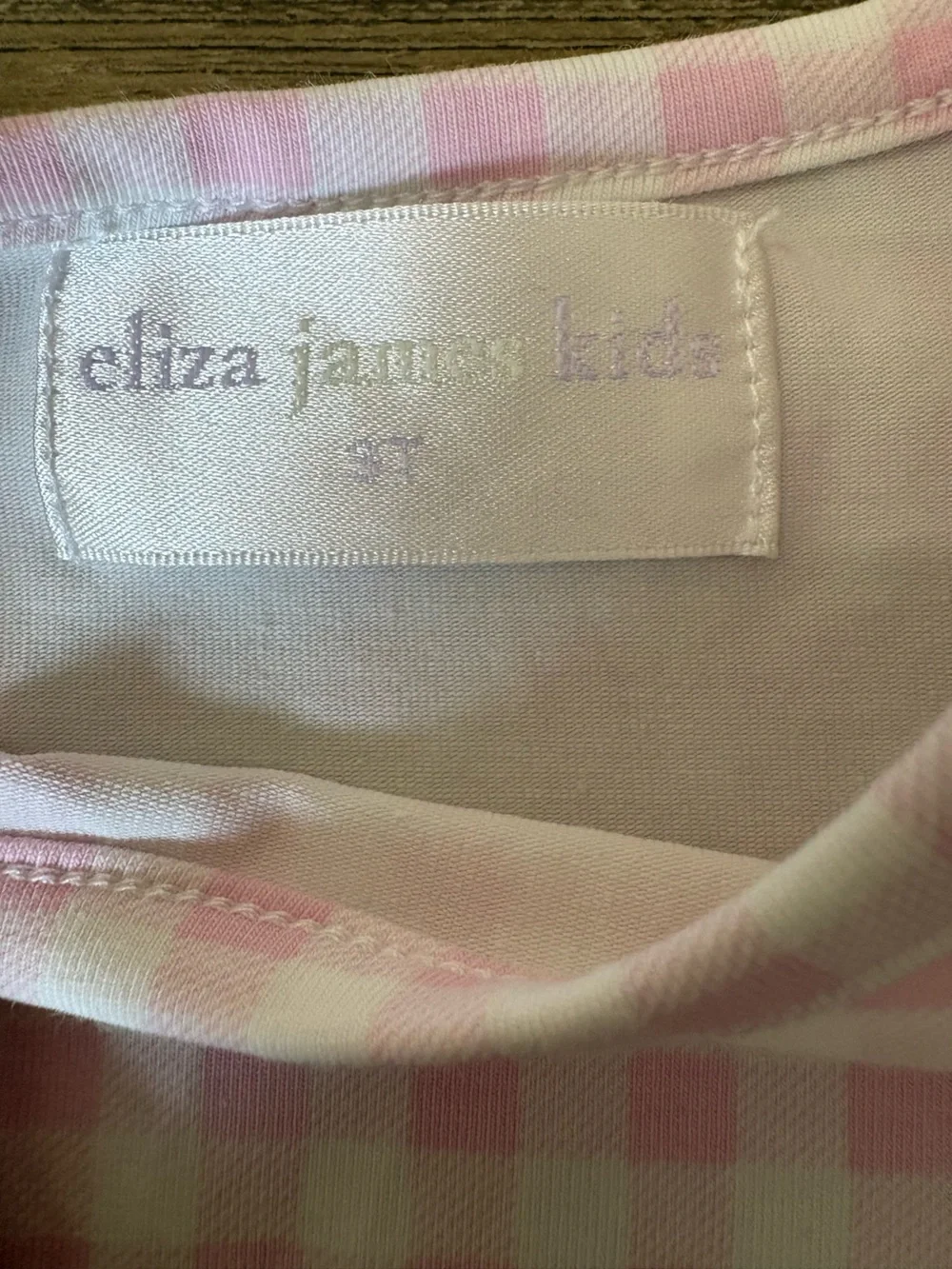 Eliza James Kids 3T Pink Gingham Flower Tunic & Bloomers Set Boutique